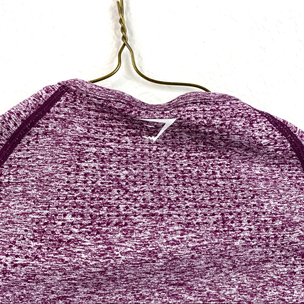 Gymshark Vital Seamless Long Sleeve Crop Top S/M - Picture 6 of 8